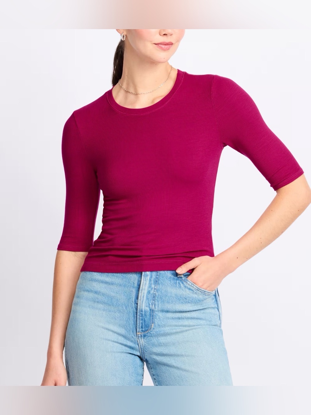Michael Stars Maeve Knit Top Small Pink NWT STITCH FIX